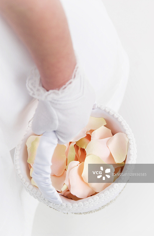 花童的花篮图片素材