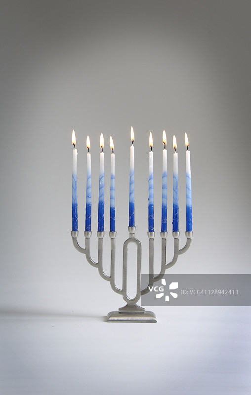 犹太教烛台图片素材