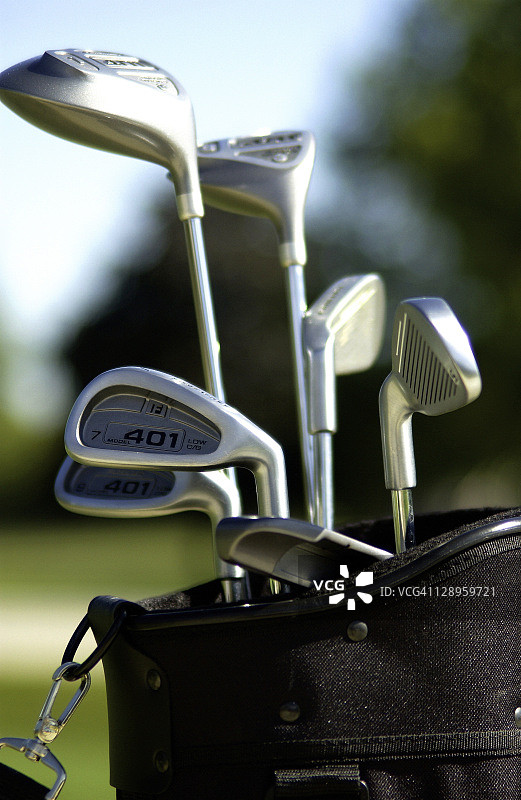 高尔夫球杆包图片素材