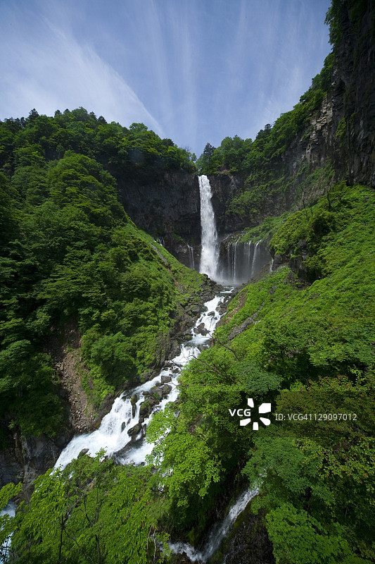 华严瀑布图片素材