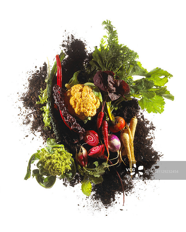 食用彩虹蔬菜静物图片素材