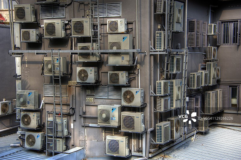 新加坡空调过多图片素材
