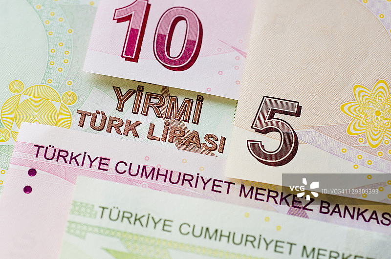 土耳其里拉图片素材