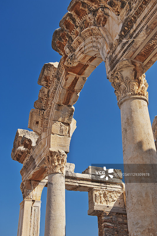 土耳其以弗所哈德良神庙图片素材