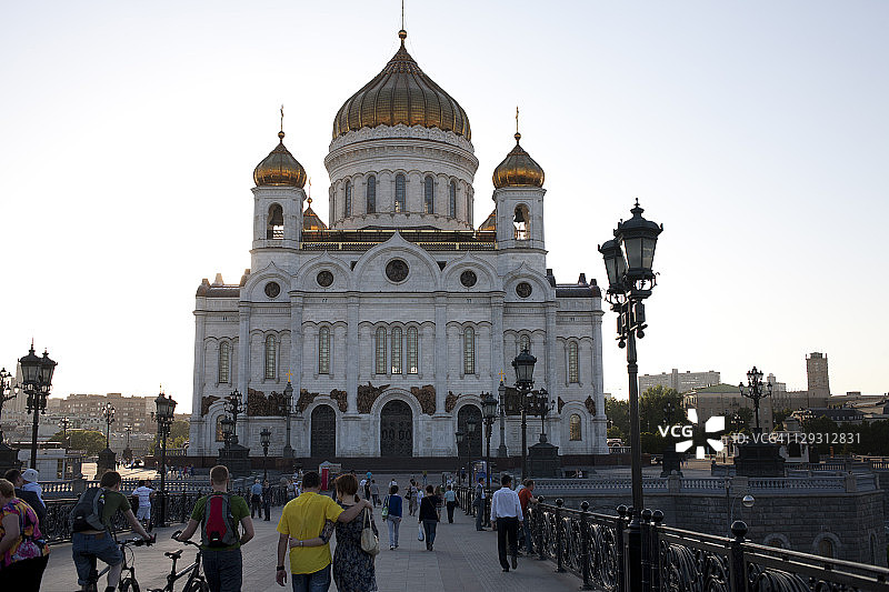 俄罗斯莫斯科救世主大教堂图片素材
