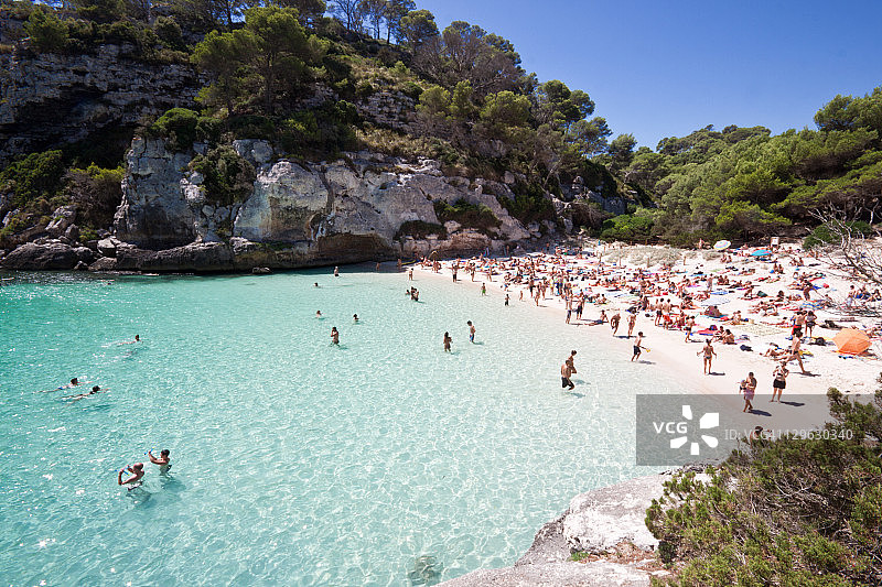 马卡雷莱塔瀑布图片素材