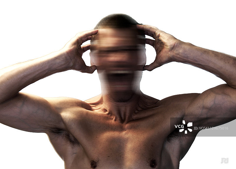 模糊人脸图片素材