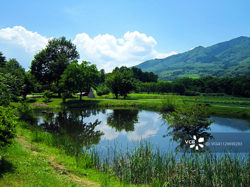 远野故里村图片素材