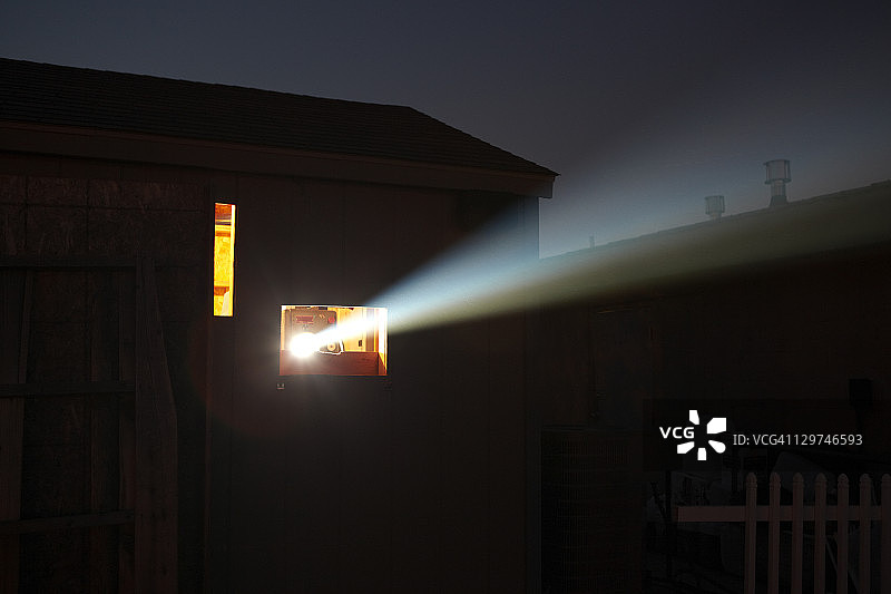 汽车影院放映室图片素材