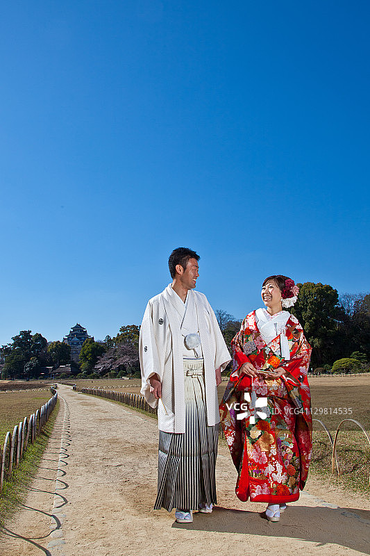 在后乐园散步图片素材