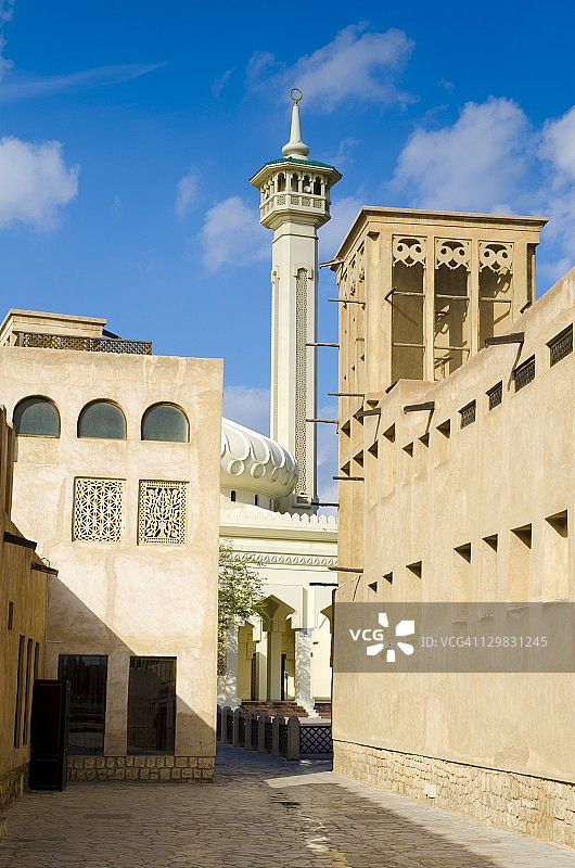 阿拉伯联合酋长国迪拜巴斯塔基亚区图片素材