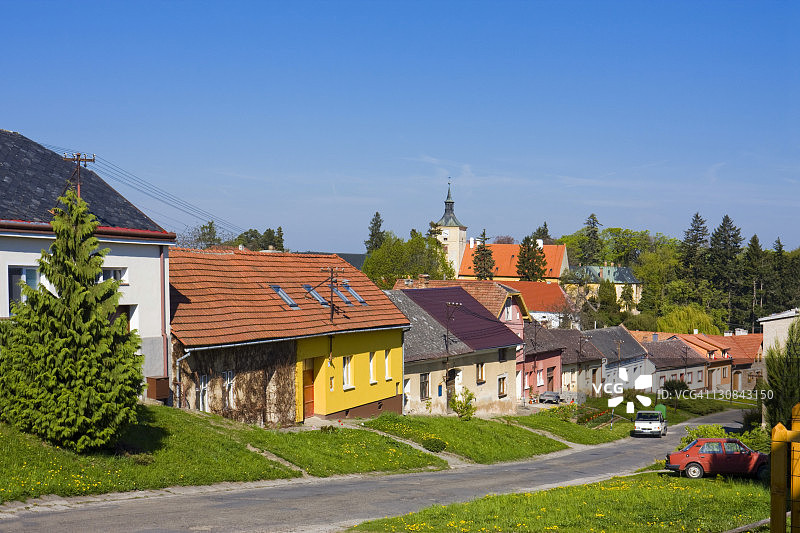 斯特里尔基，克罗梅日什区，兹林地区，摩拉维亚，捷克共和国，欧洲图片素材