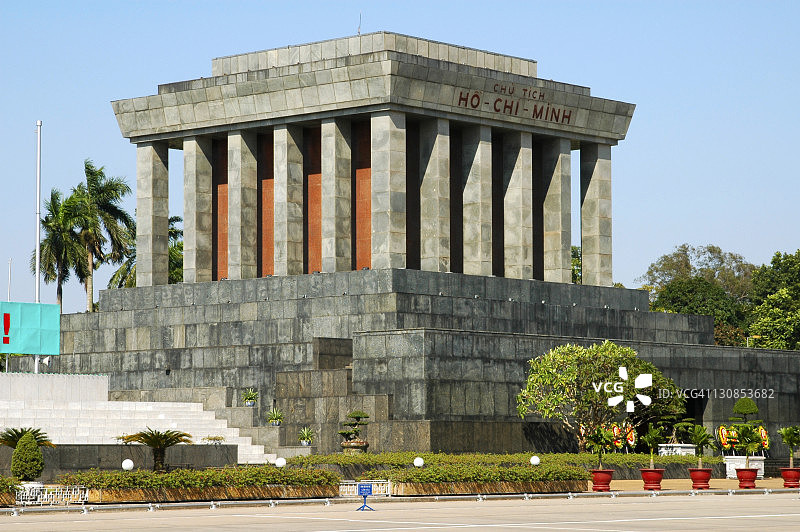 越南河内胡志明纪念堂图片素材