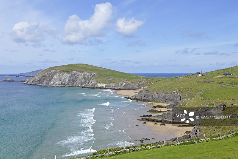斯莱角，丁格尔半岛，爱尔兰，欧洲图片素材