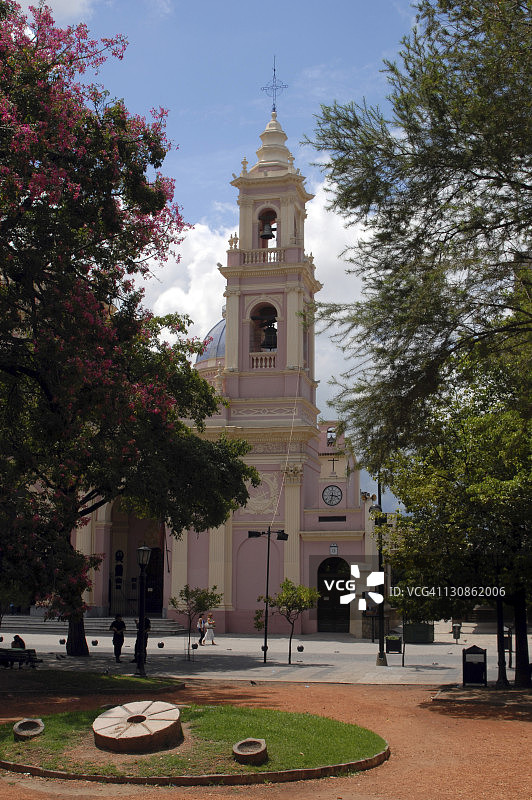 阿根廷萨尔塔省萨尔塔大教堂图片素材