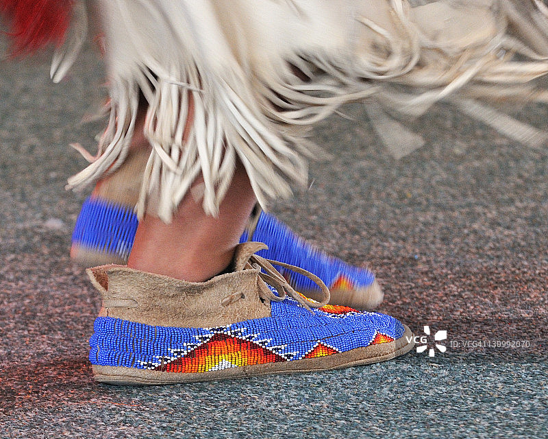 串珠软皮鞋图片素材