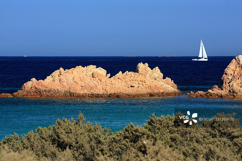 卡普雷拉，马达莱纳群岛图片素材