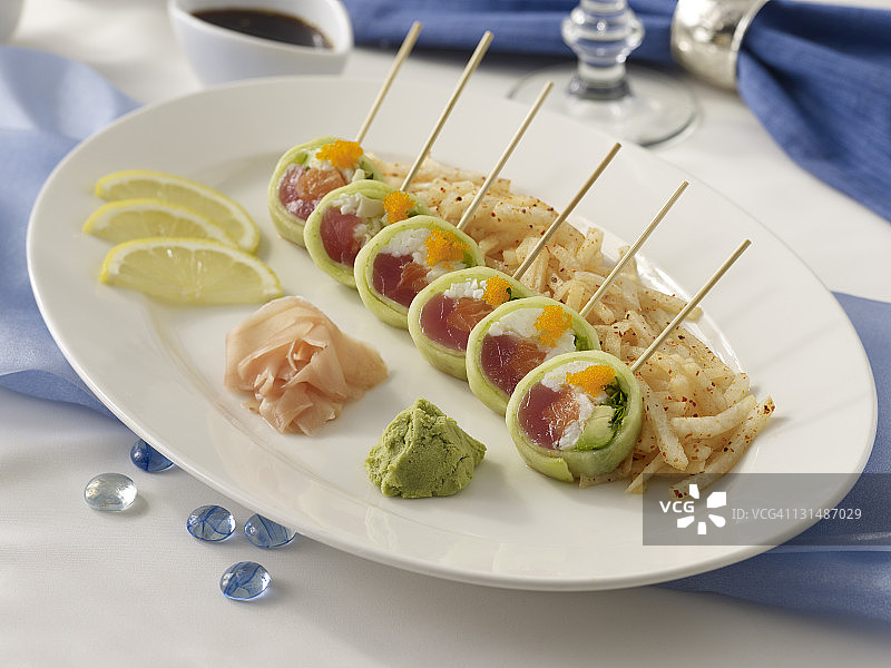 黄瓜卷图片素材