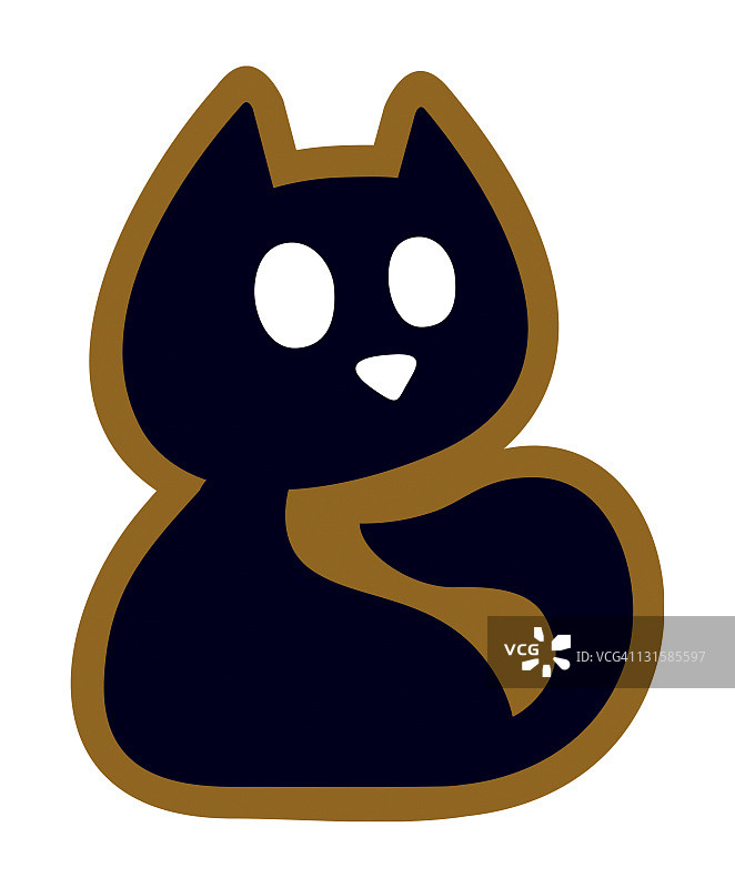 坐着的猫图片素材