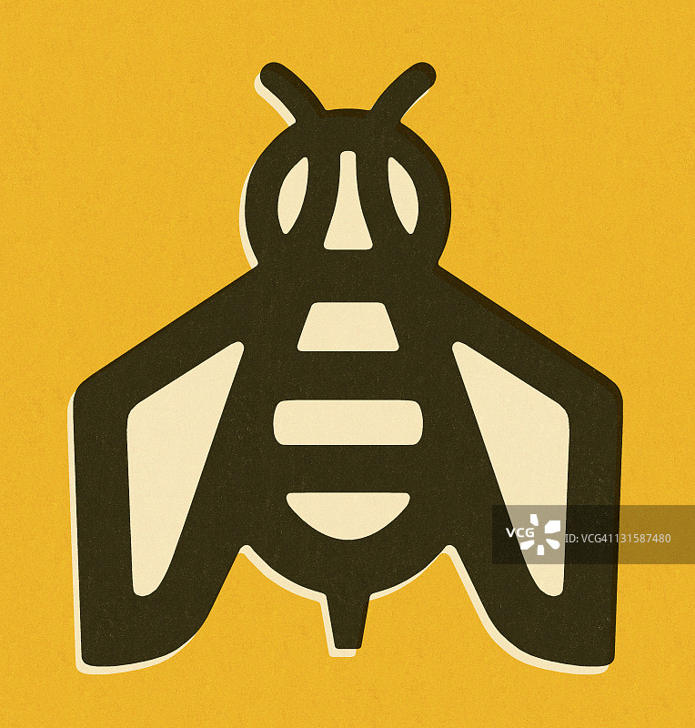 风格化蜜蜂图片素材