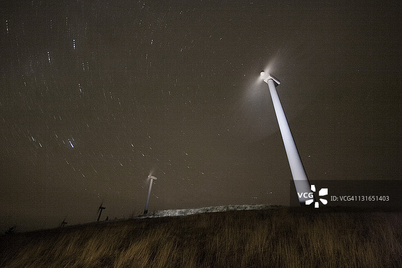 风力涡轮机图片素材