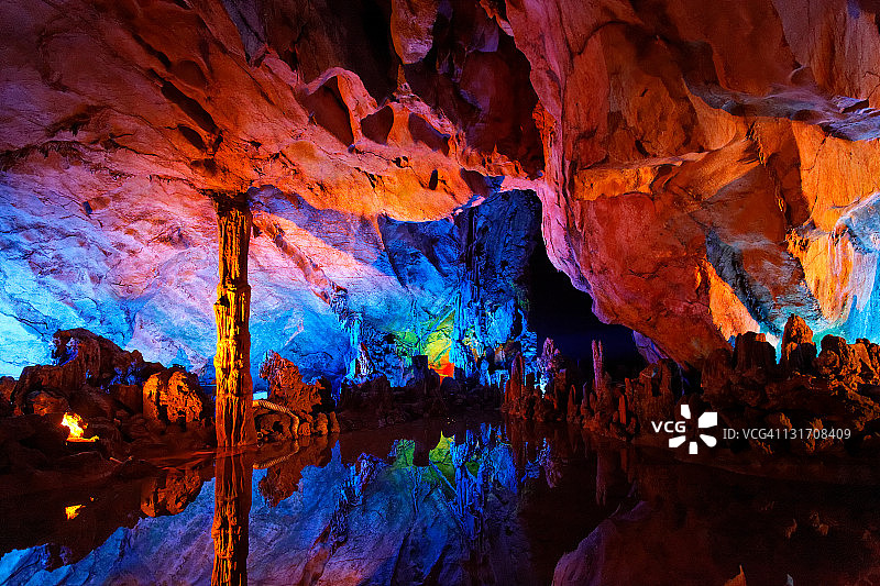 桂林芦笛岩图片素材