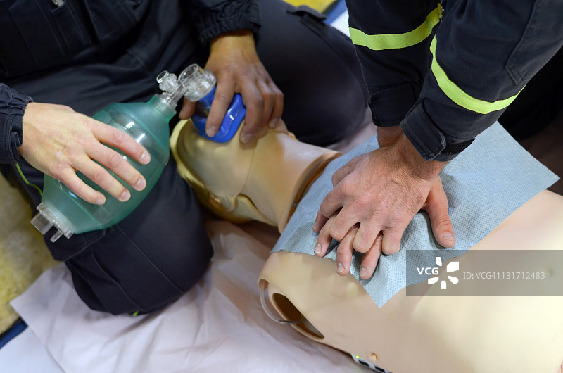 心肺复苏（CPR）培训图片素材
