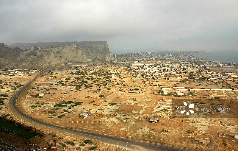 瓜达尔全景图片素材