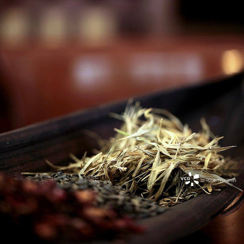 韩国竹叶茶图片素材