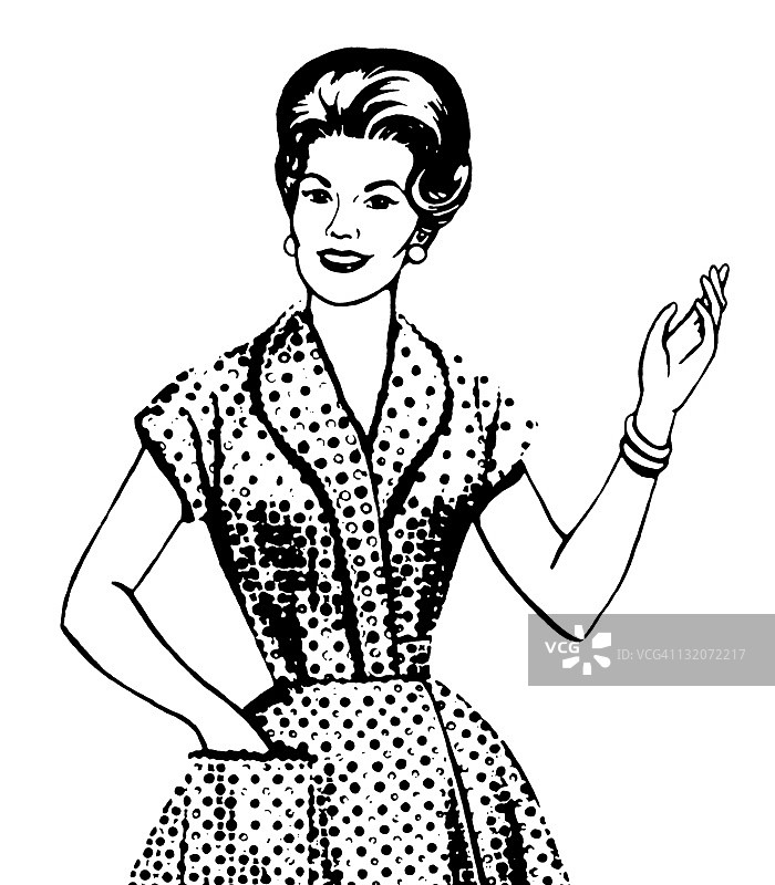 手势的女人图片素材