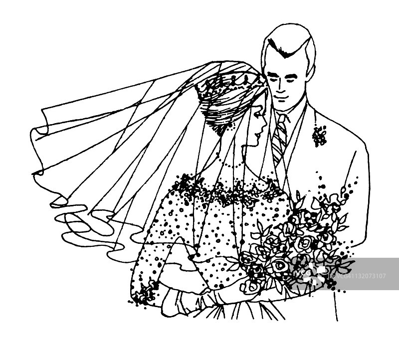 新娘和新郎图片素材