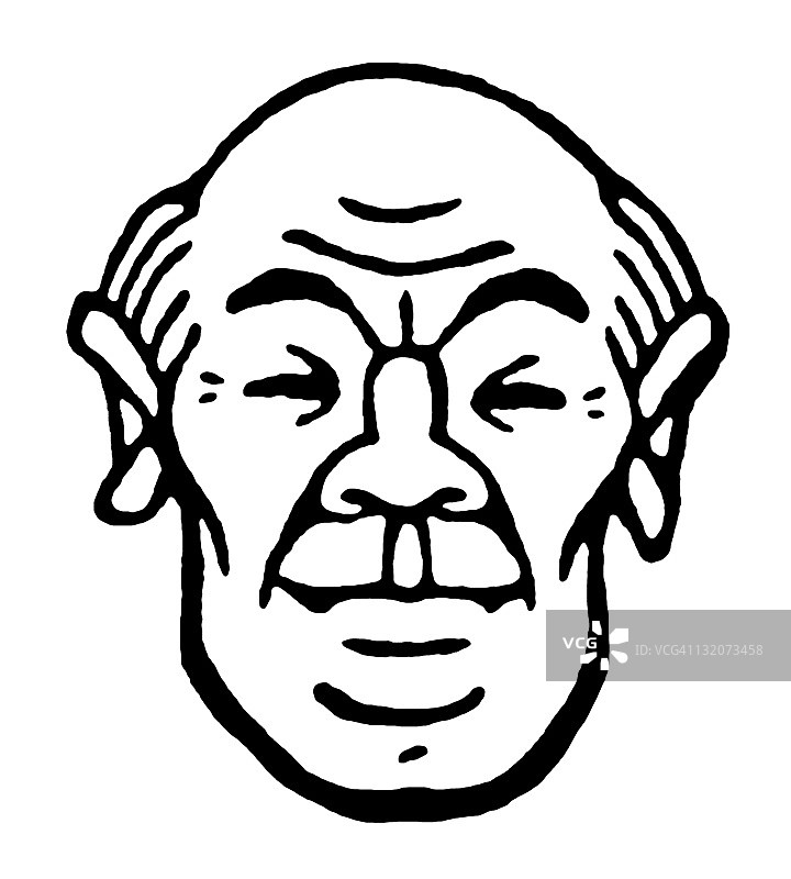 秃头男人图片素材