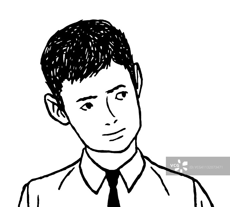 侧视男孩图片素材