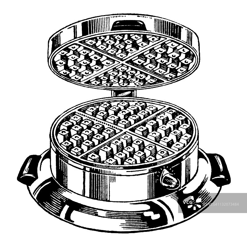 华夫饼机图片素材