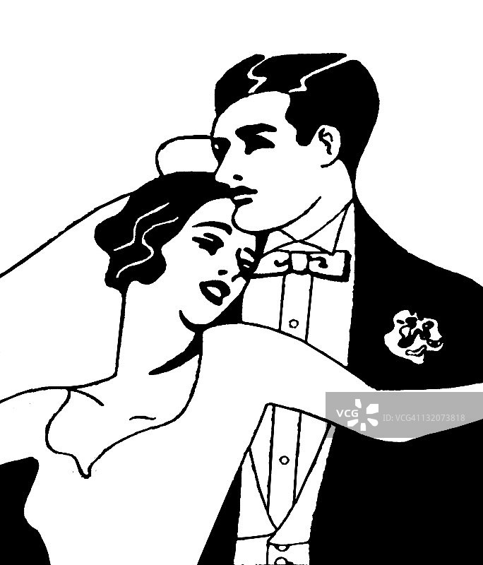 新婚夫妇图片素材