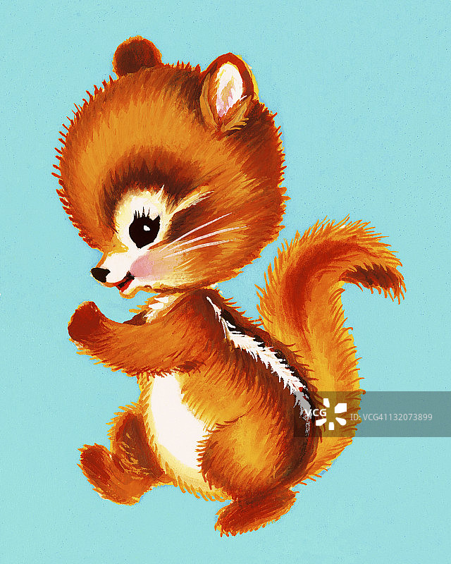可爱的宝宝小松鼠图片素材
