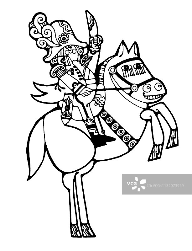 骑马的将军图片素材