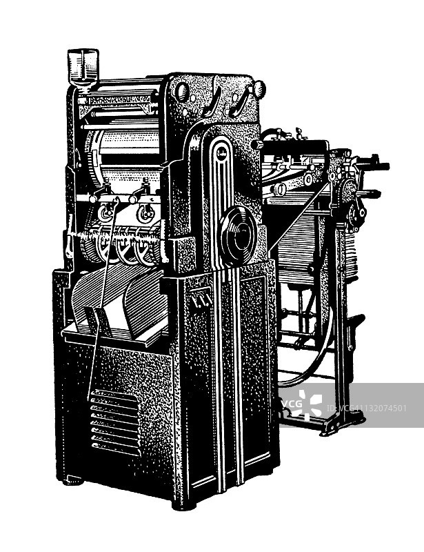 印刷机图片素材