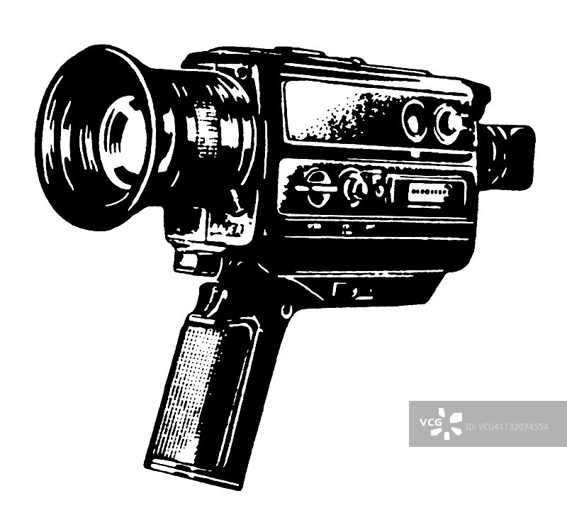 手持电影摄影机图片素材