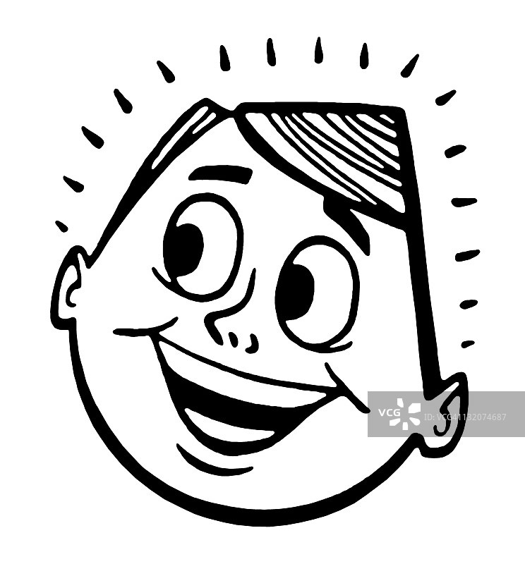 阳光灿烂的男孩图片素材