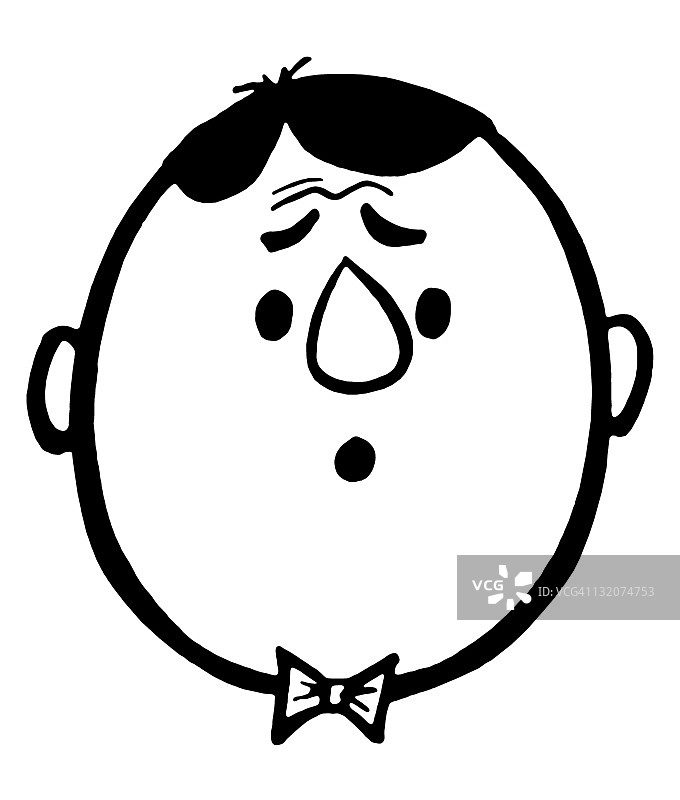 焦虑的男人图片素材