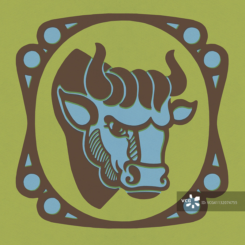 金牛座符号图片素材