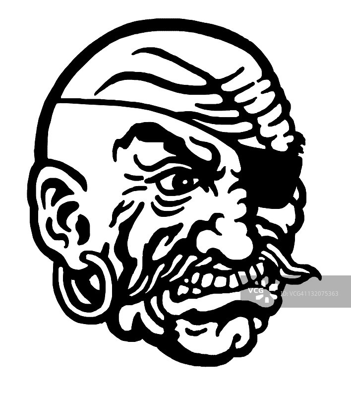 光头海盗图片素材