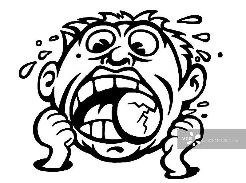 吓坏了的男人图片素材