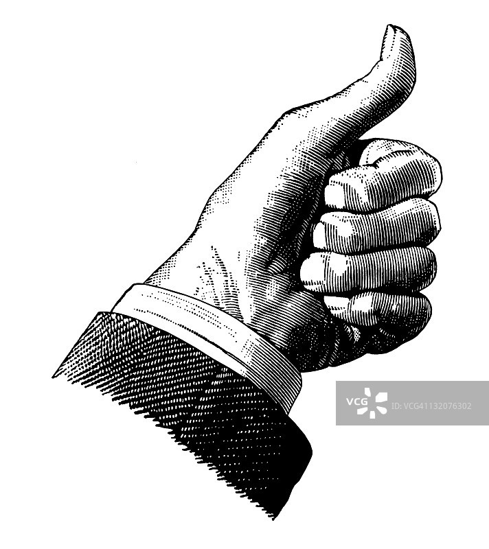 竖起大拇指图片素材