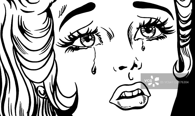 哭泣的女人图片素材