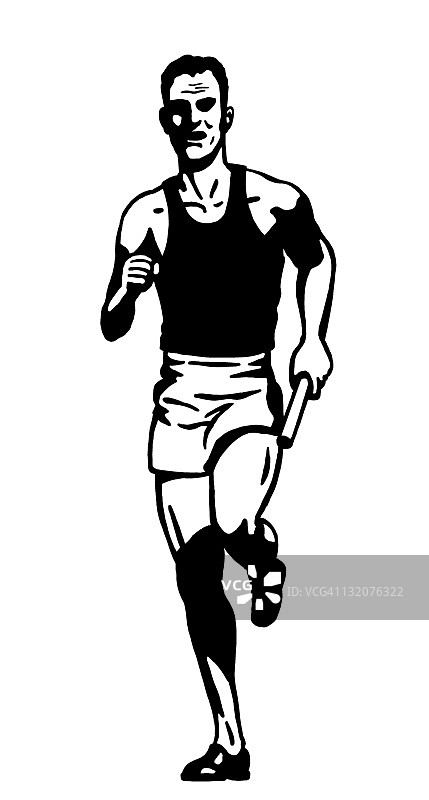 跑步的男人图片素材