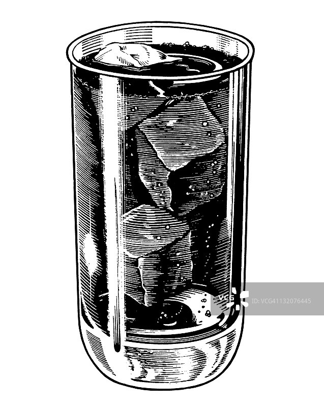 含冰块的饮品杯图片素材