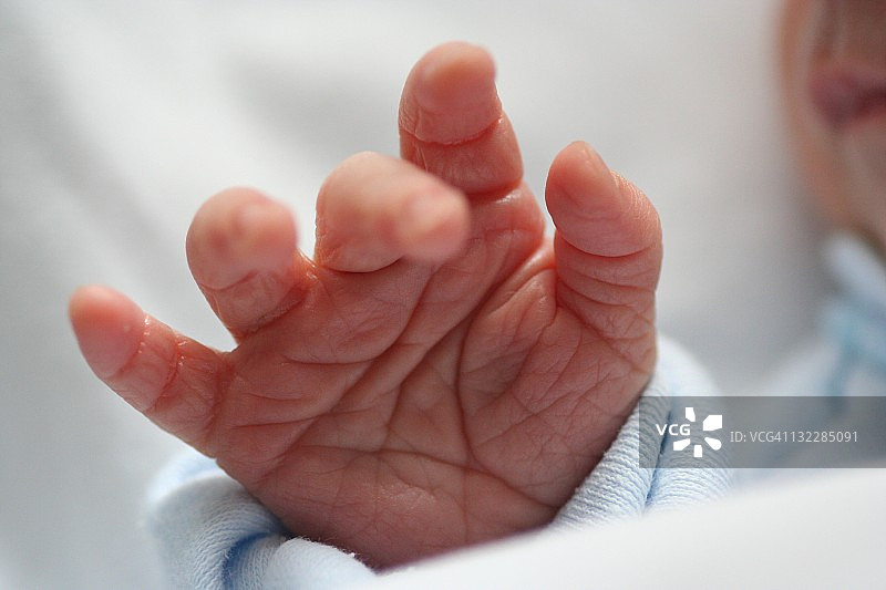 新生婴儿的手图片素材