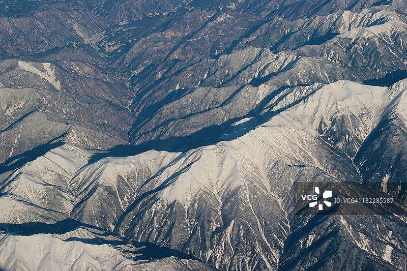 日本阿尔卑斯山脉图片素材